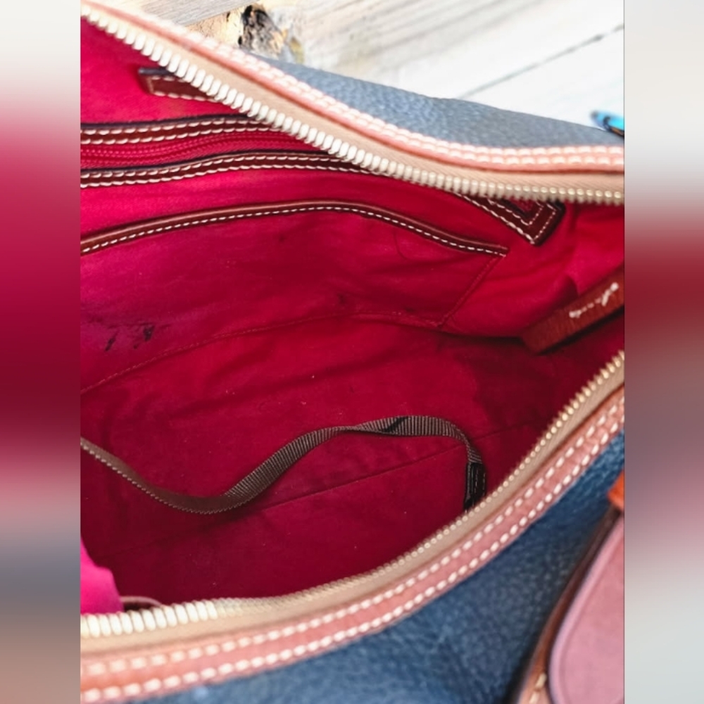 Dooney & Bourke Pebbled Leather Hobo Shoulder Bag - Picture 6 of 7